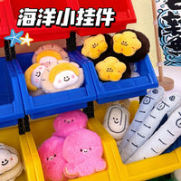 Ocean Animal Plush Keychain Pendant for Backpacks and Bags