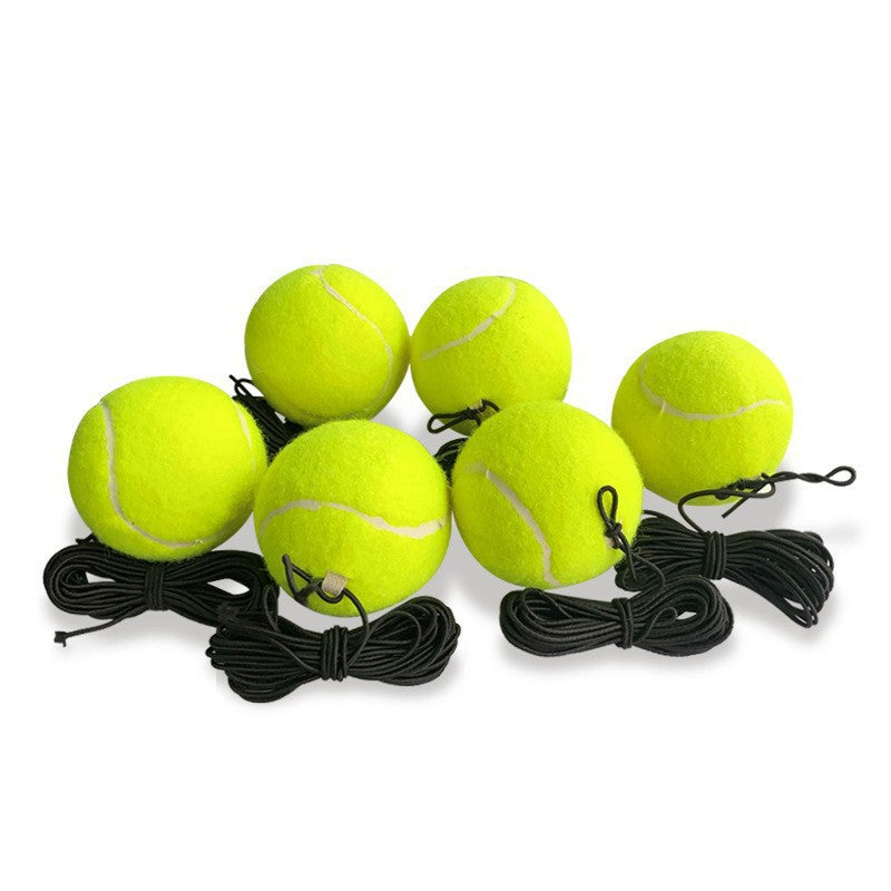 Tennis Trainer Rebound Ball with Elastic Rope for Solo Practice
