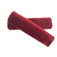 Plush Faux Wool Car Seat Belt Shoulder Pads for Winter Comfort