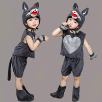 Children's Big Bad Wolf, Little Red Riding Hood, Lamb, or Rabbit Animal Performance Costume for Kindergarten