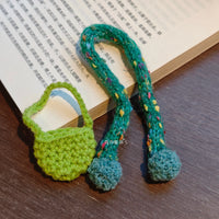 Knitted Mini Scarf for Plush Dolls and Figurines, Christmas Neck Warmer Accessory
