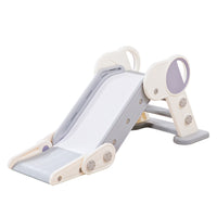 Kids Indoor/Outdoor Foldable Slide with Extended Chute for Toddlers and Young Children