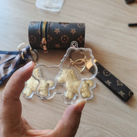 Acrylic Horse Keychain Pendant Shell for Bags