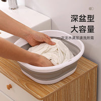 Foldable Portable Wash Basin for Dorms and Travel - Small to Medium Sizes