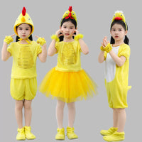 Kids' Yellow Chick Duck Performance Costume for Dance & Stage