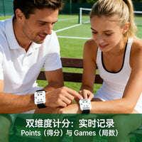 Portable Wristband Tennis Scorekeeper Mechanical Dial Score Counter for Training & Matches
