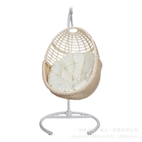 Outdoor Detachable Wicker Hanging Basket Chair for Patio Balcony Garden