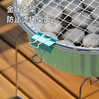 Disposable Charcoal Grill Set for Outdoor Camping and BBQ