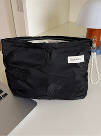 Portable Large Capacity Travel Cosmetic Bag with Zipper for Women
