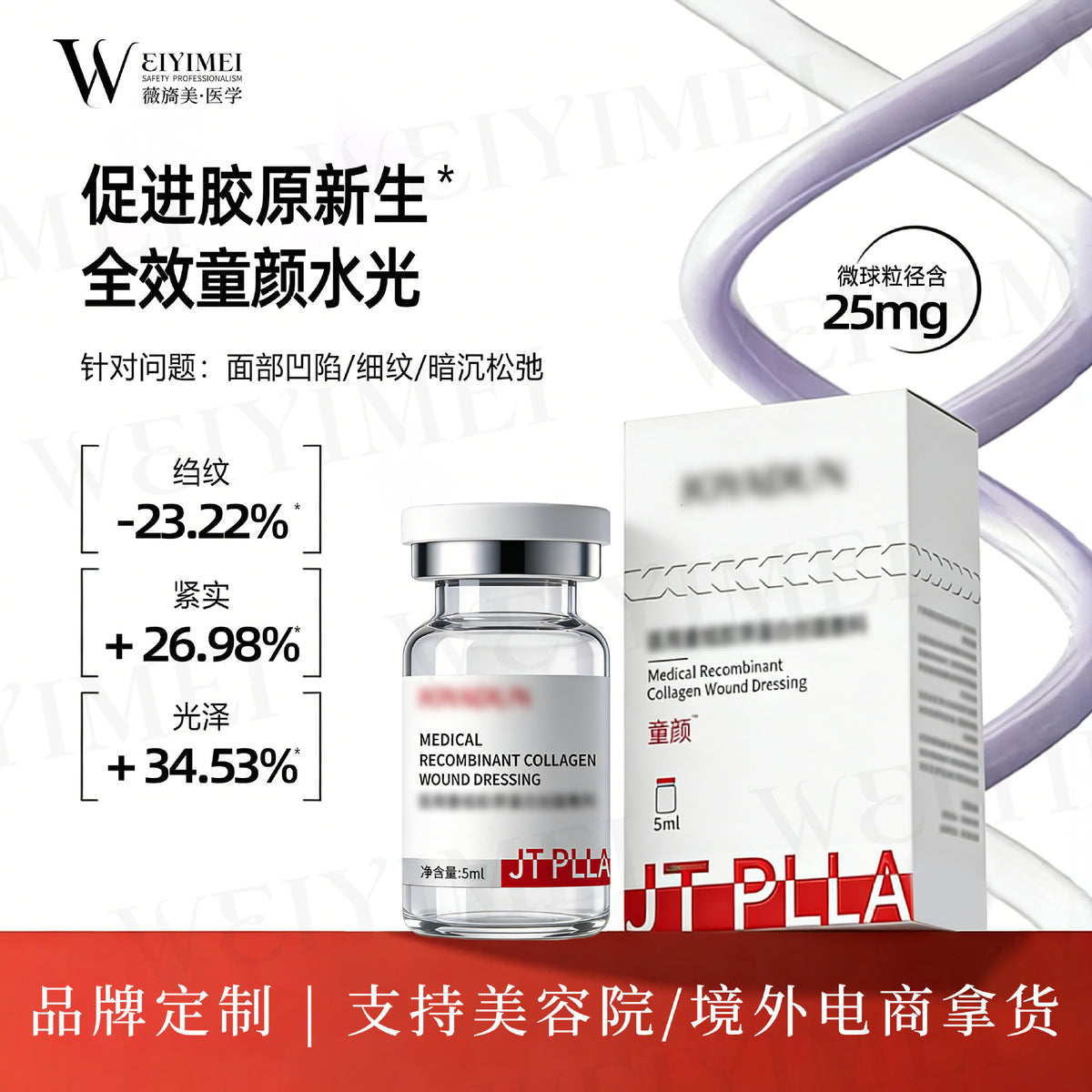 Youthful Glow Collagen Activating Serum for Fine Lines and Skin Rejuvenation