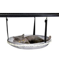 Adjustable Mesh Cat Hammock Bed Round Hanging Pet Swing for Cats