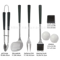 Golf Club Style BBQ Tool Set with PP Handle - 4-Piece or 6-Piece Grilling Utensil Kit