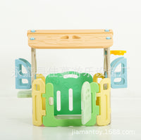 Kids Plastic Playhouse Outdoor Indoor Game House Mushroom Role Play Toy Cottage