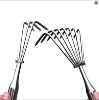 Stainless Steel Hand Rake for Gardening and Beachcombing