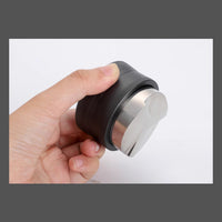Self-Leveling Coffee Tamper with Gravity Distribution