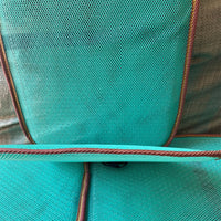 Heavy-Duty Steel Wire Mesh Truck Seat Cushion, Breathable Green Net Car Ventilated Cooling Pad