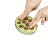 10-Grid Round Ice Ball Maker Mold with Lid for Refrigerator, Creative Ice Cube Tray
