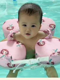 Baby Non-Inflatable Swimming Ring with Armpit Support, Anti-Flip Float for Infants and Toddlers