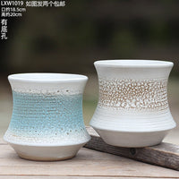 Large Breathable Terracotta Planter for Outdoor Patio Plants