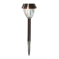 Solar Powered Stainless Steel LED Garden Lawn Light Outdoor Waterproof Landscape Pathway Lamp