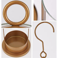 American Style Iron Art Candlestick Holder for Dinner Candles, Christmas, and Birthday Decorations