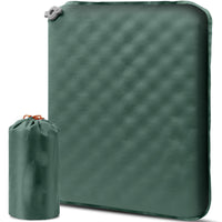 Inflatable Camping Sleeping Pad with Built-in Foot Pump, Lightweight TPU Nylon Air Mattress for Backpacking Tent