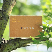 Portable Sketchbook for Acrylic Markers, Colored Pencils, and Quick Sketches - Pocket-Sized Travel Journal