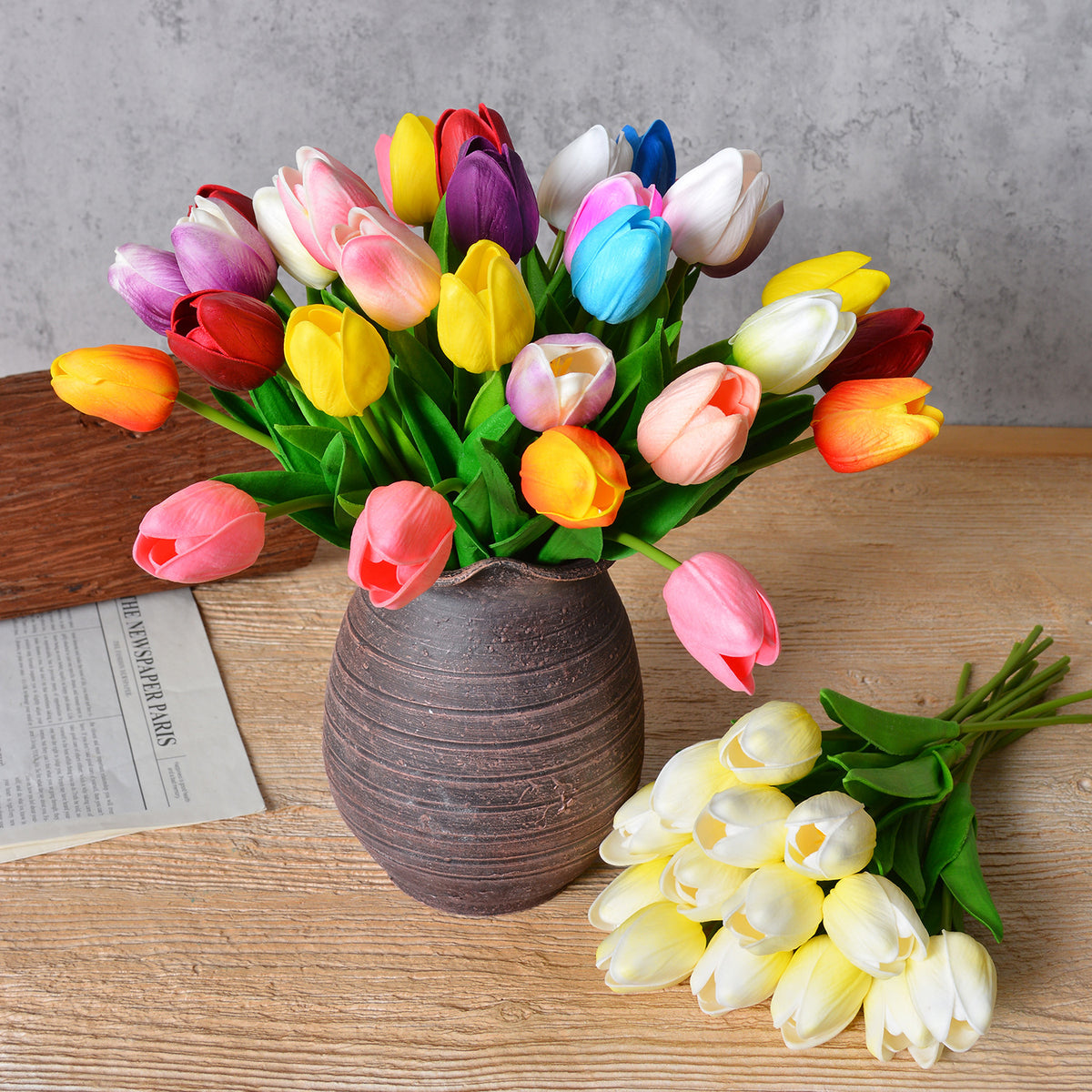 Artificial Tulip Flowers for Home Decor and Events