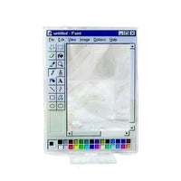 Creative Retro Computer Frame Acrylic Photo Frame Display Stand for 3-inch Instax Photos