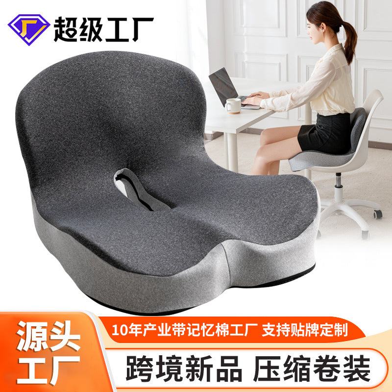Memory Foam Seat Cushion and Backrest Combo for Office Chair Car Seat