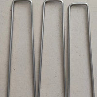 Galvanized Steel U-Shaped Garden Staples for Landscape Fabric and Weed Barrier