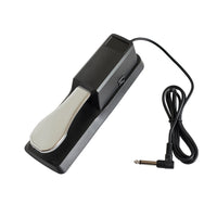 Universal Sustain Pedal for Digital Pianos & Electronic Keyboards, Metal Construction
