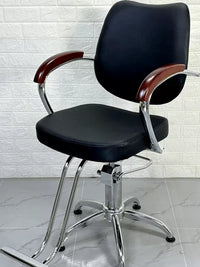Hydraulic Swivel Reclining Barber Chair for Salon Hair Styling