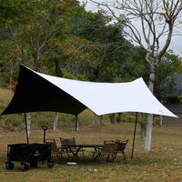 Outdoor Camping Tarp Sunshade - Waterproof, UV Protection, Portable Shelter for Picnics & Camping