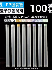 Acrylic Transparent Storage Tubes for Perler Beads and Craft Supplies