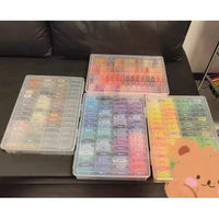 Perler Bead Storage Organizer Kit with Clear Containers and Large Capacity Box