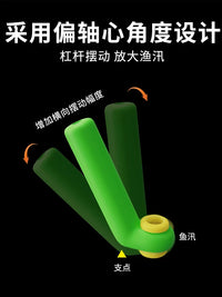 Angled Self-Standing Fishing Float Seat with Double Core for Large Fish, Buoy Holder Fishing Tackle