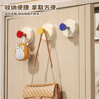 Dopamine Suction Cup Hooks for Keys and Hats, Punch-Free Wall Mount Storage