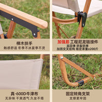 Foldable Camping Chair, Outdoor Metal Folding Chair for Heavy Duty Use