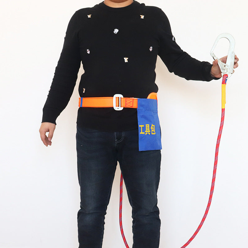 Industrial Safety Harness with Lanyard for Fall Protection, Outdoor Rescue, and Training