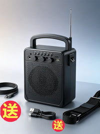 2026 New Outdoor Mini Bluetooth Speaker with Loud Volume and Voice Broadcast Function