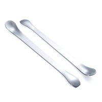 Long Handle Stainless Steel Double-Sided Stirring Spoon for Coffee, Milk Tea, and Kitchen Seasoning