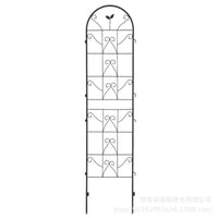 Iron Art Garden Trellis for Climbing Plants, Outdoor Decorative Screen for Clematis Roses
