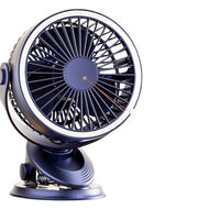 Portable USB Clip-on Fan with LED Light, Quiet Operation for Outdoor Camping, Stroller, and Desktop Use