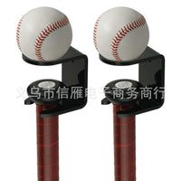 2-Pack Wall Mount Baseball Bat and Ball Display Holder for Autographed Memorabilia