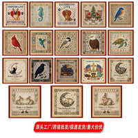 Cardinal Cross Stitch Kit, Bird Embroidery Kit for Beginners and Adults