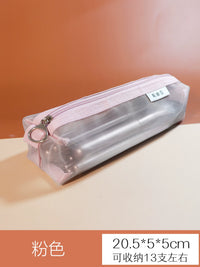 Portable Mesh Cosmetic Brush Bag for Travel, Lipstick, and Eyebrow Pencil Storage