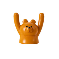 Resin Luminous Animal Memo Clip Holder for Desktop Decoration