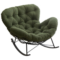 Rocking Lounge Chair for Adults, Living Room Balcony Leisure Recliner, Single Person Lazy Sofa