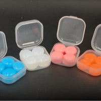 Moldable Silicone Earplugs for Swimming, Sleeping, and Noise Reduction - 4-Pack